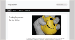 Desktop Screenshot of beingabstract.com